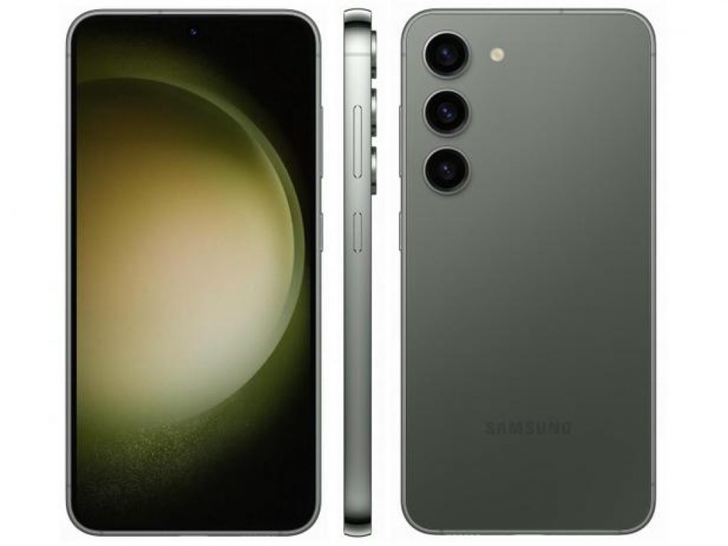 Smartphone Samsung Galaxy S23+ 5G Verde 256GB, Tela 6.6”, 8GB RAM, IP68, Processador Snapdragon 8 Gen 2, Câmera Tripla Traseira + Selfie de 12MP