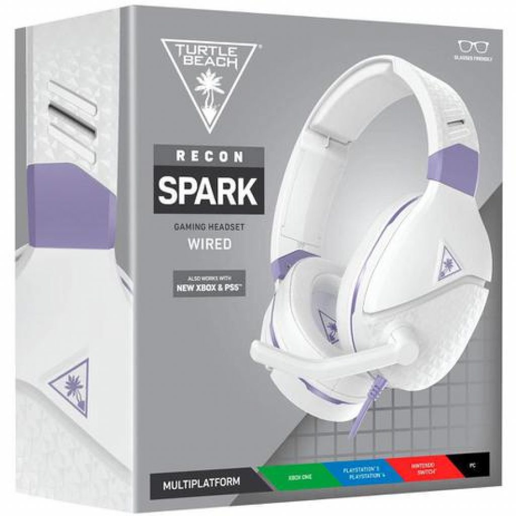 Fone de Ouvido Recon Spark – Multiplataforma – Branco – TURTLE BEACH