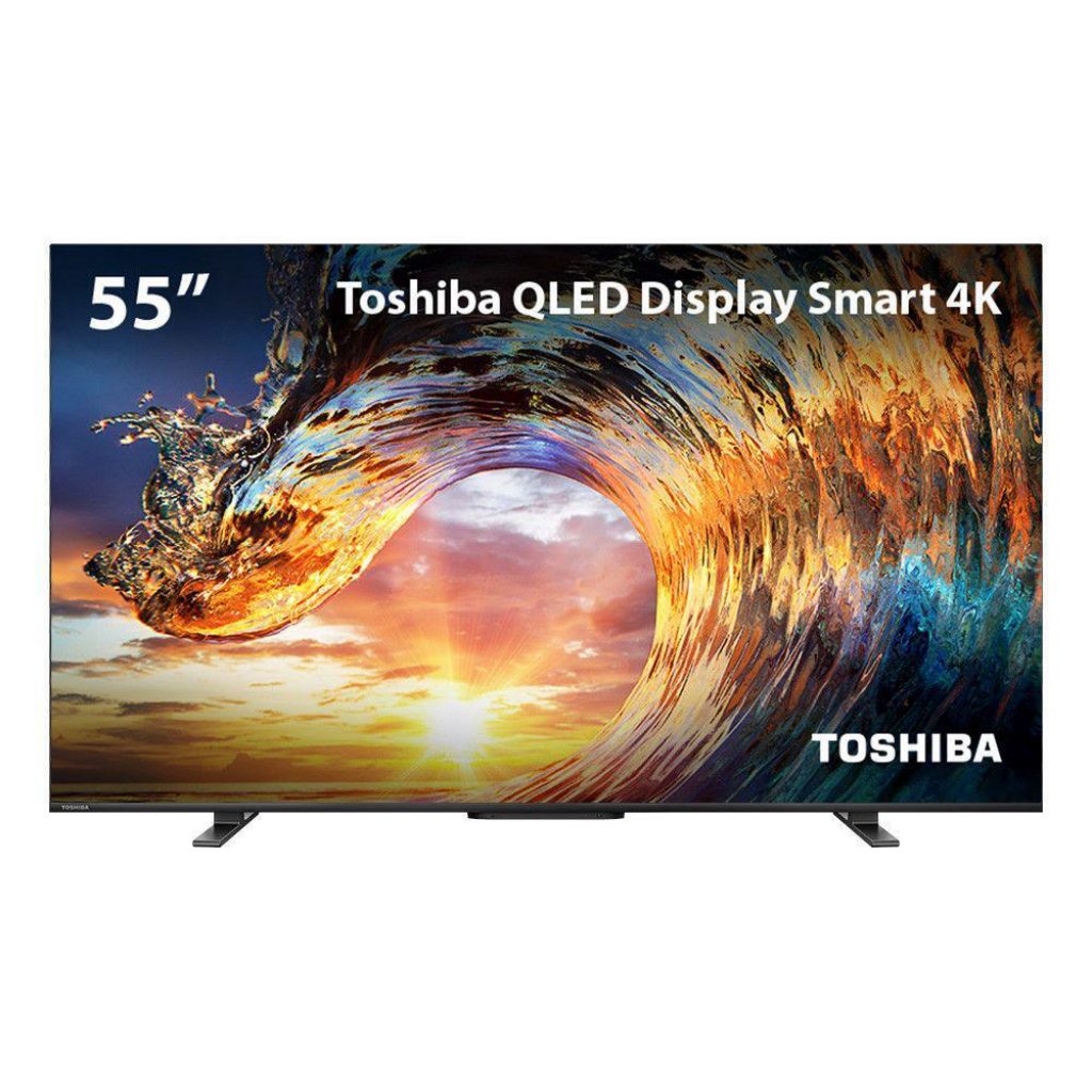 Smart TV QLED 55 4k Toshiba 55M550L VIDAA 3 HDMI 2 USB Wi-Fi – TB014M