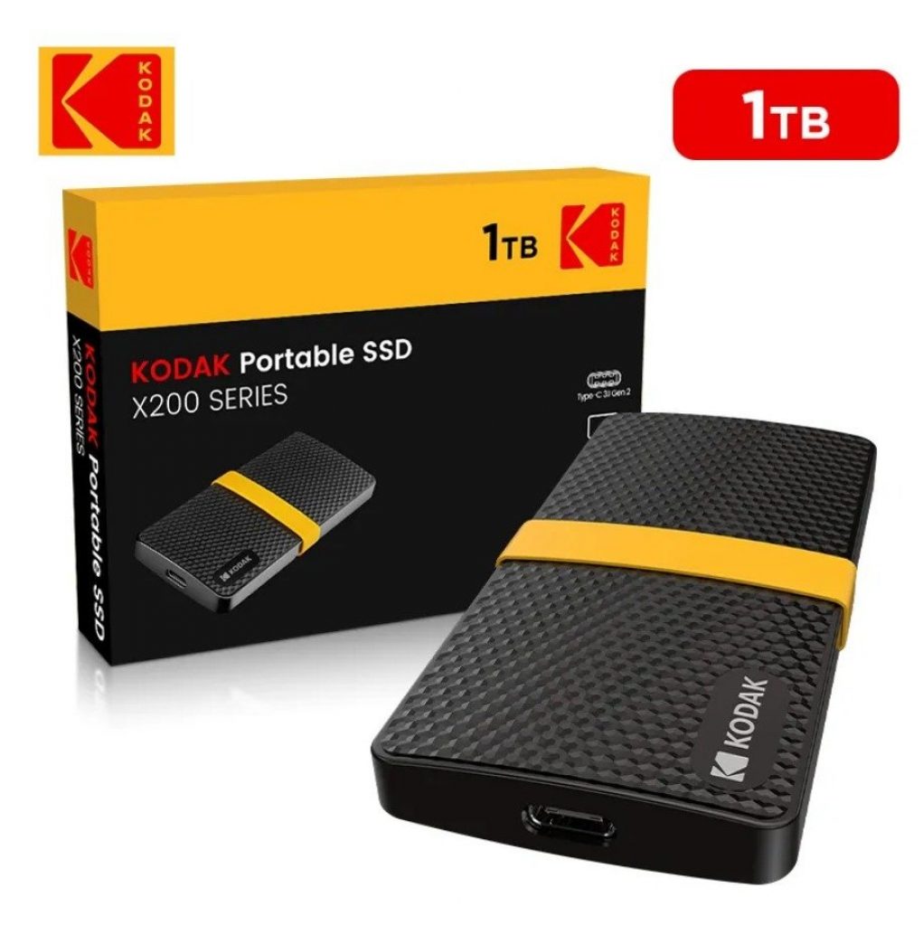 SSD Portátil Kodak 512GB x200