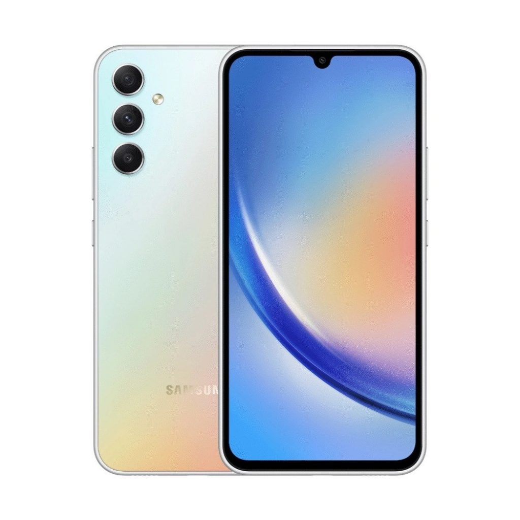 Smartphone Samsung Galaxy A34 5G, 256GB, 8GB RAM, Tela Infinita de 6.6″ Dual Chip – Prata