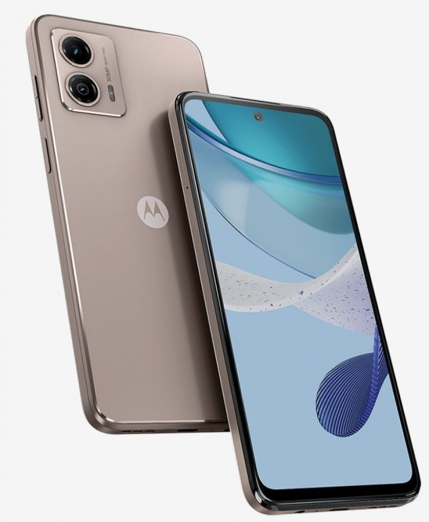 Smartphone Motorola Moto G53 5G 128GB 4GB RAM Câmera Dupla + Selfie 8MP Tela 6.5″ – Rosê