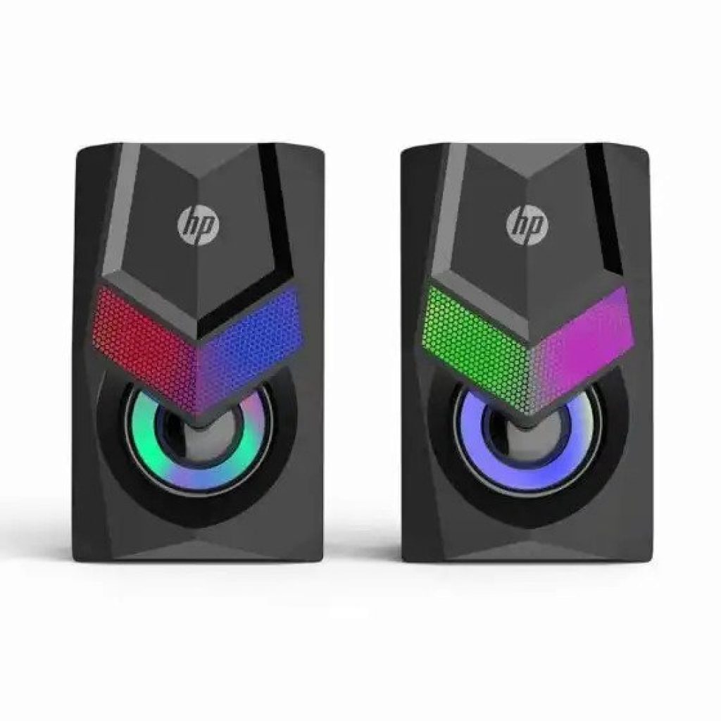Caixa de Som HP Preta RGB Light DHE-6000