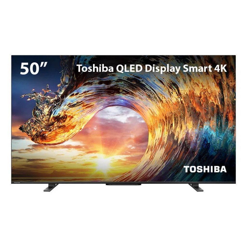 Smart TV QLED 50” 4K Toshiba 50M550LS VIDAA 3 HDMI 2 USB Wi-Fi – TB013M