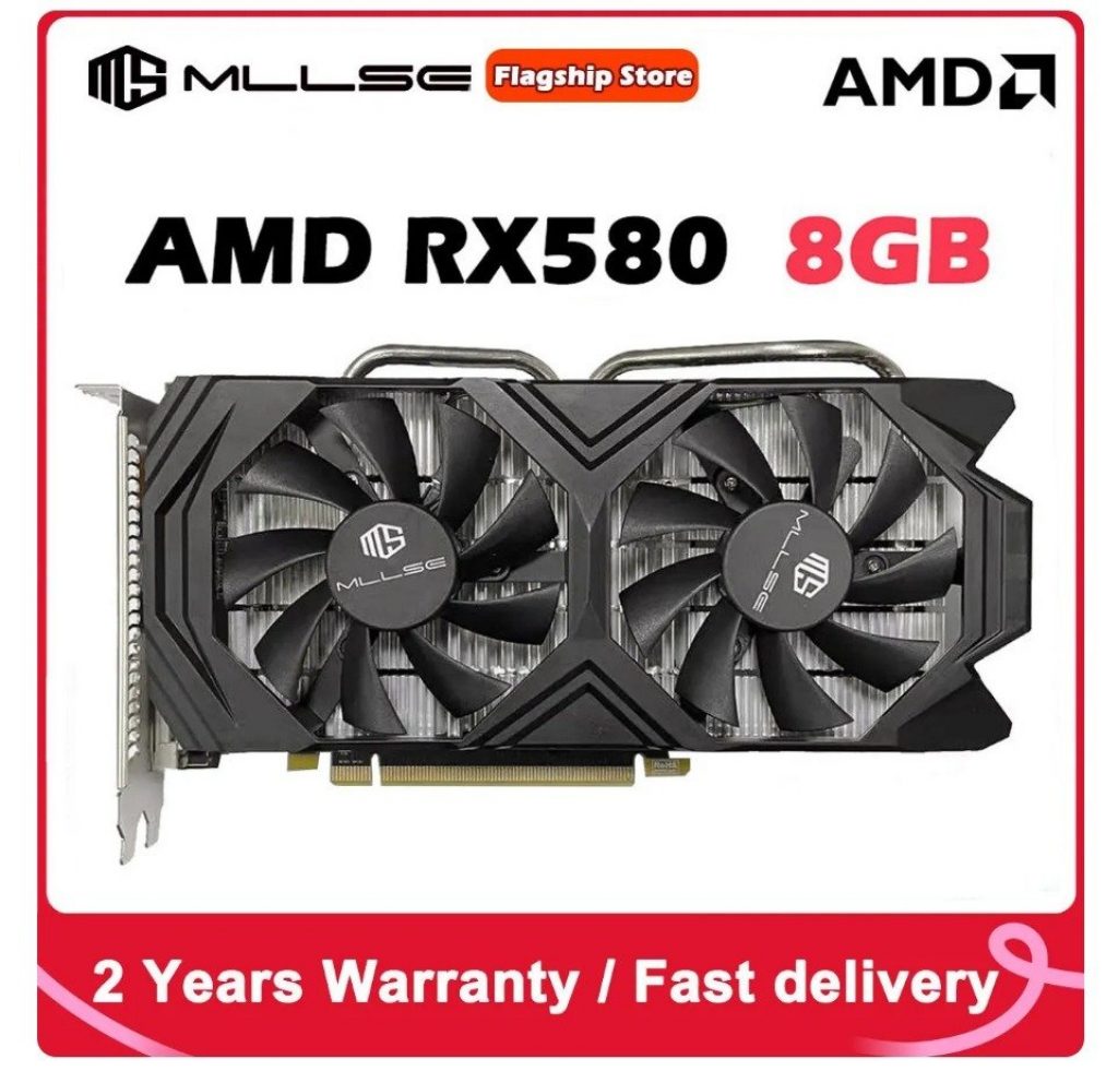 Placa de Vídeo Mllse RX580 8GB
