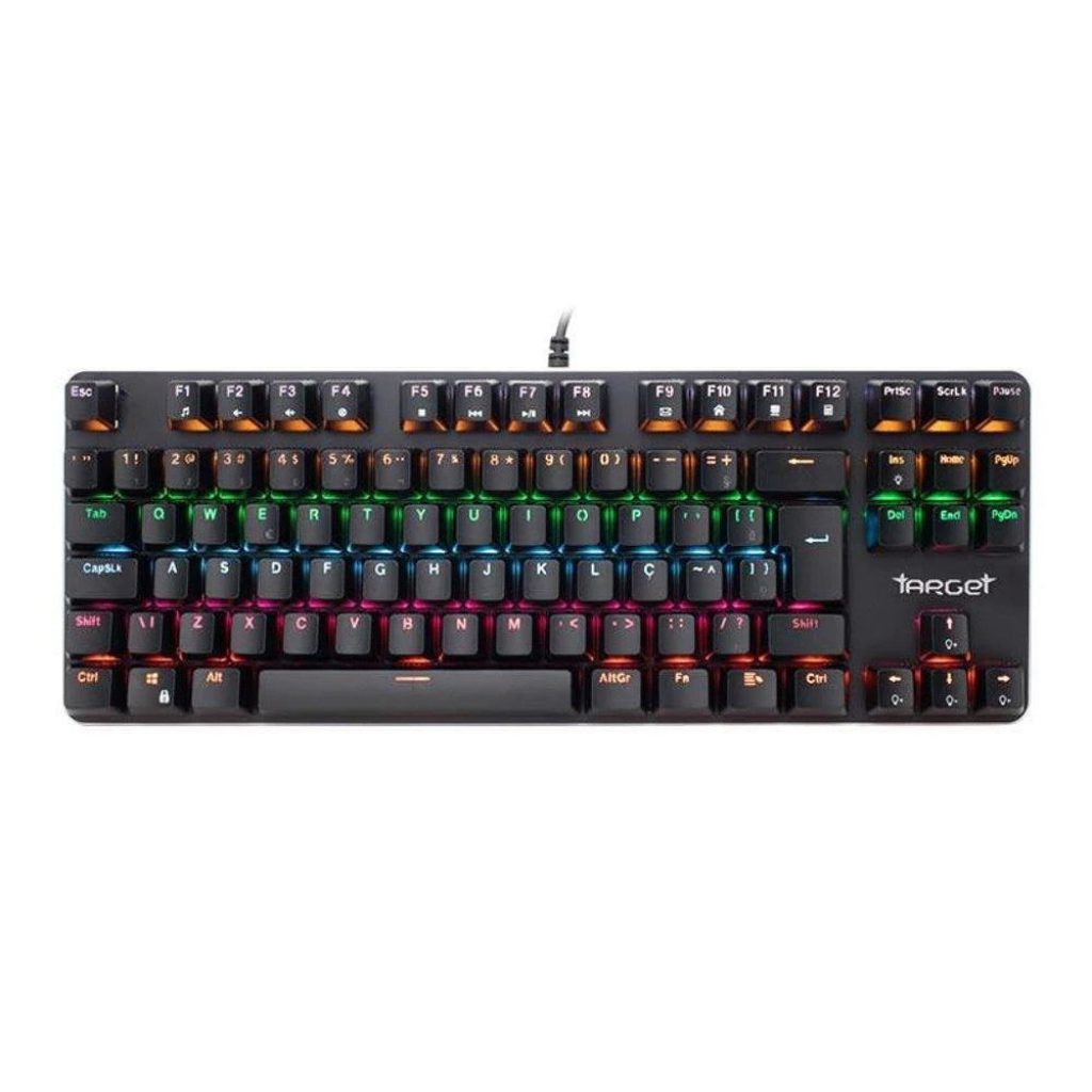 Teclado Mecanico TGT Spawn Tournament Edition Rainbow Switch Outemu Red, TGT-SPWTKL-BLORO1