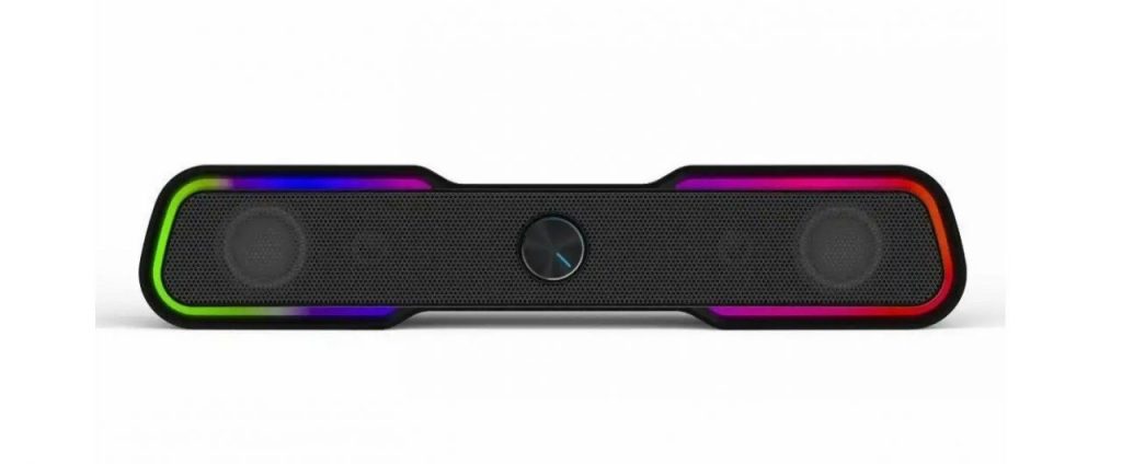 Caixa de Som HP Preta RGB Light DHE-6002