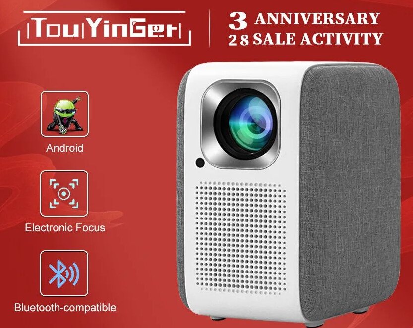 Projetor Touyinger H6 - Boletando
