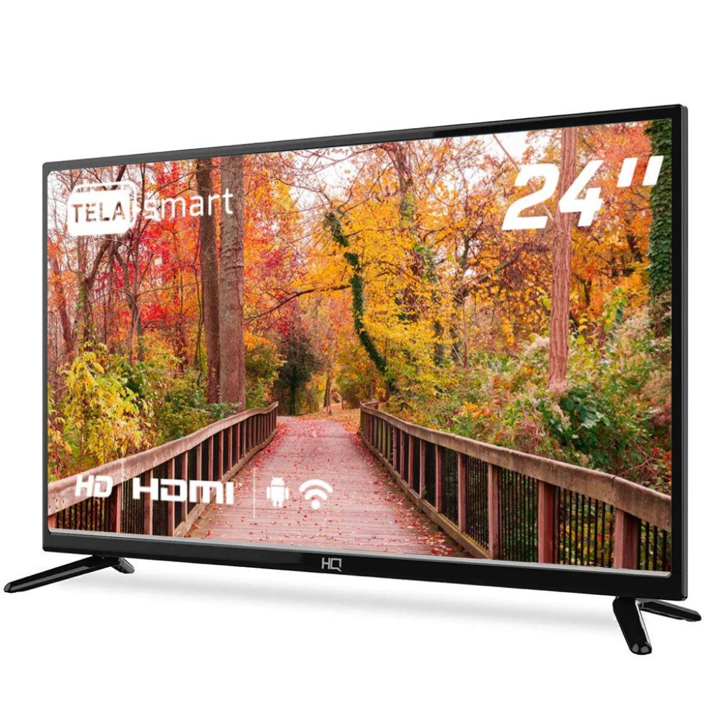Smart TV LED 24″ HQ 2 HDMI 2 USB WI-FI Android 11 e Processador Quad Core