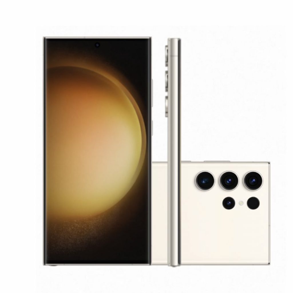 Smartphone Samsung Galaxy S23 Ultra 256GB Creme 5G 12GB RAM 6,8” Câm. Quádrupla + Selfie 12MP
