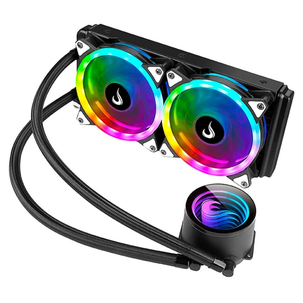 Water Cooler Gamer Rise Mode, ARGB, Intel e AMD, 240mm, Preto – RM-WCB-04-ARGB