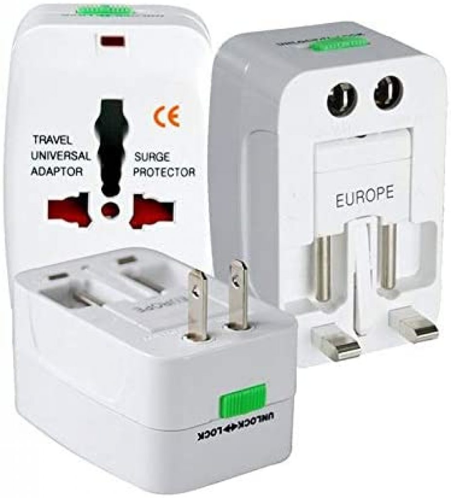 Adaptador Tomada Universal Padrão 150 Países Viagem Bivolt