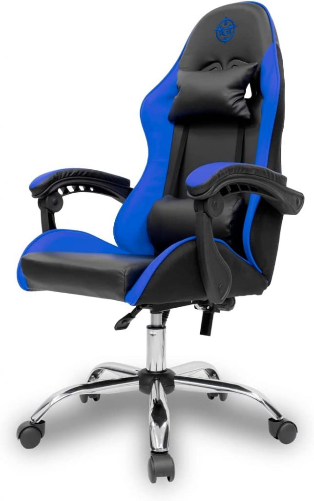 Cadeira Gamer TGT Heron, Preta e Azul, TGT-HR-BBU01