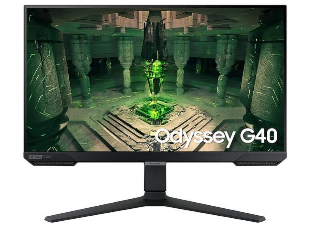Monitor Gamer Samsung Odyssey G40 25″ IPS Full HD 240 Hz 1ms HDMI/DisplayPort FreeSync Premium HDR 10 99% sRGB Preto – LS25BG400ELXZD