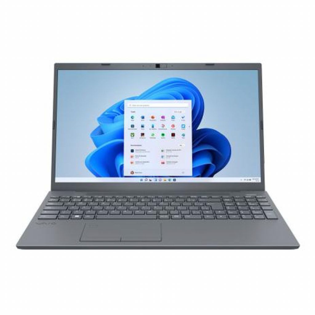 Notebook VAIO FE15 AMD Ryzen 3-5300U Windows 11 Home 8GB 512GB SSD Full HD – Prata Titânio