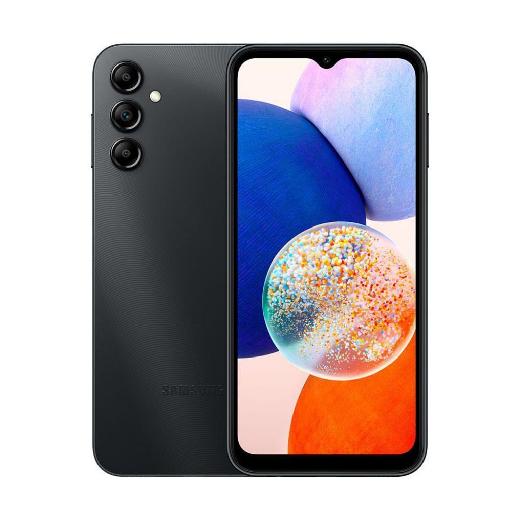 Smartphone Samsung Galaxy A14 5G, 128GB, 4GB RAM, Tela Infinita de 6.6“ Dual Chip – Preto