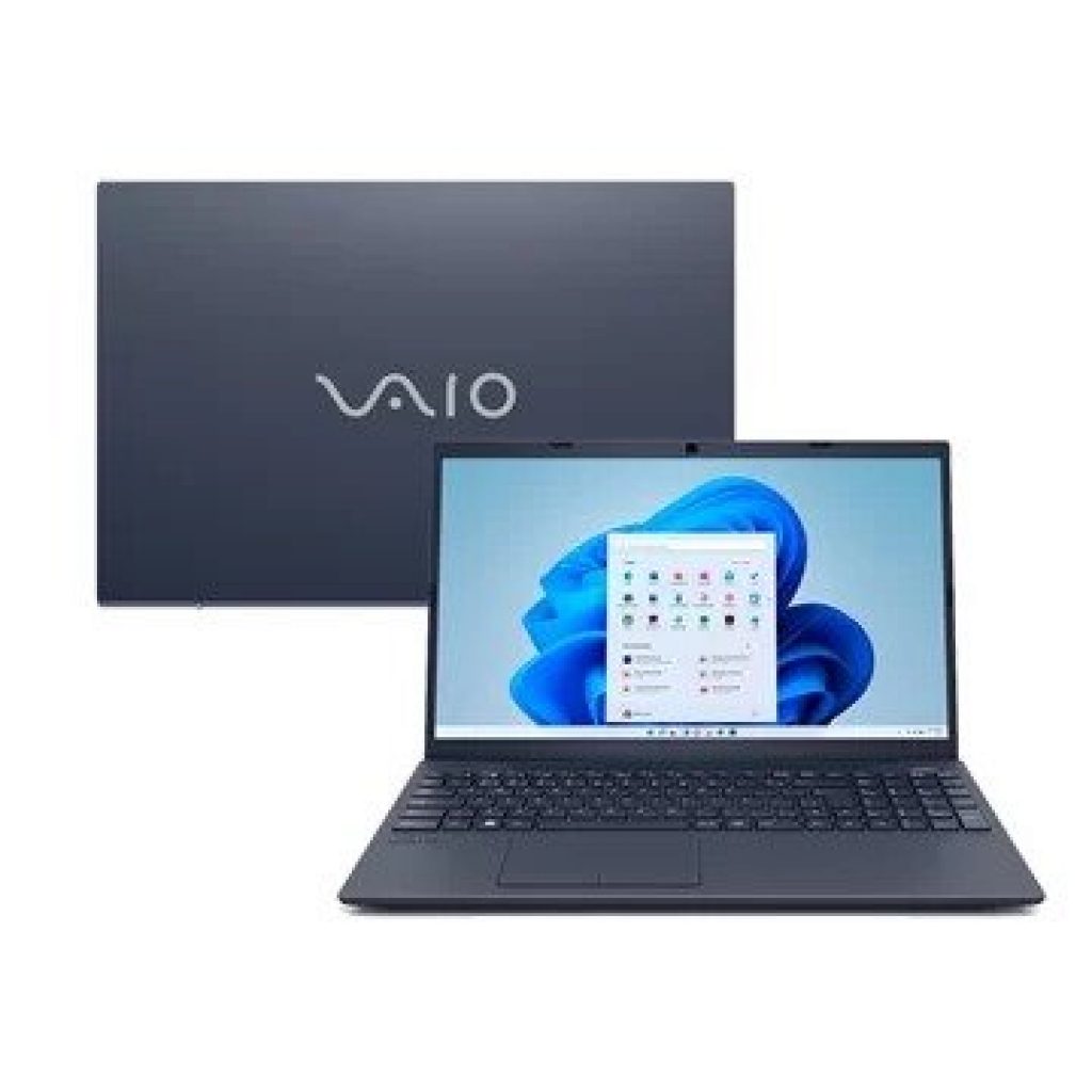 Notebook Vaio FE15, Tela de 15.6″, Intel Core i5,512GB SSD, 8GB RAM, Windows 11, Cinza Grafite