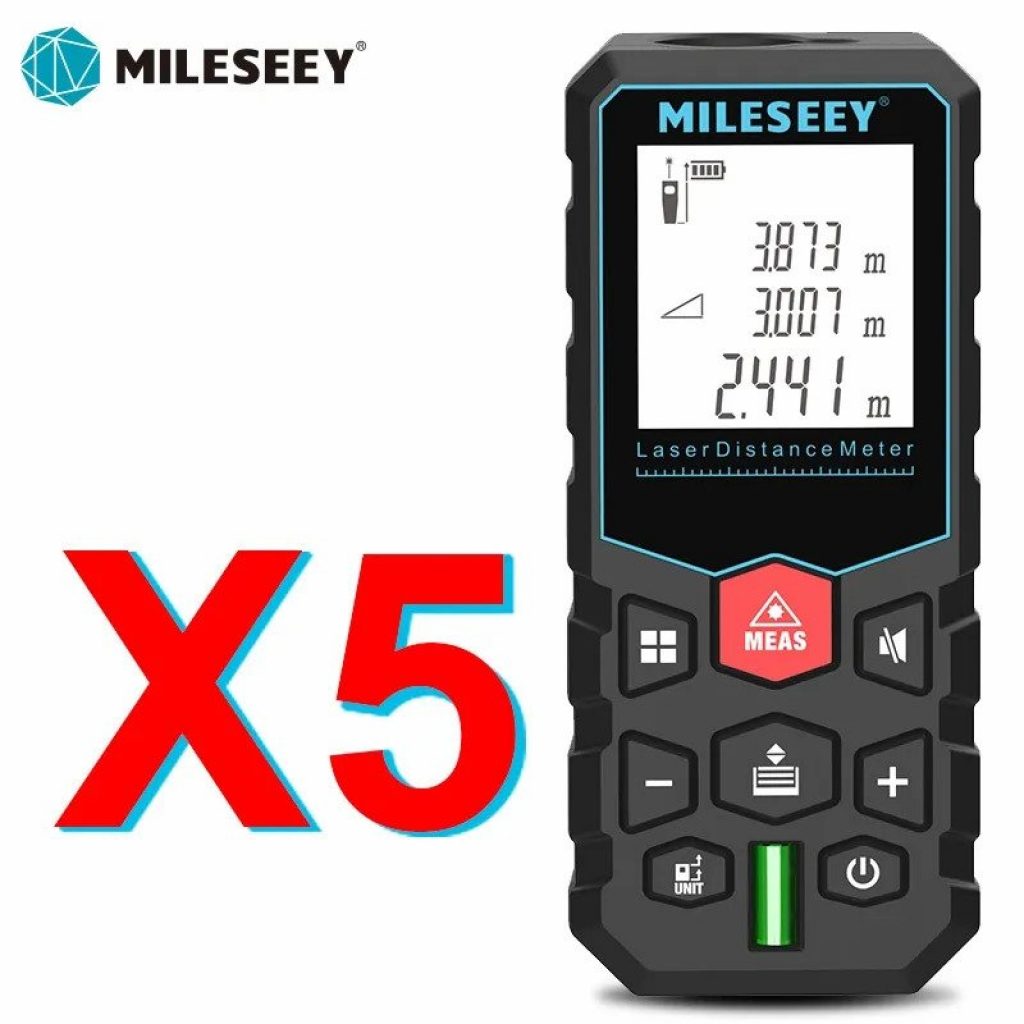 Medidor de distância a laser Mileseey