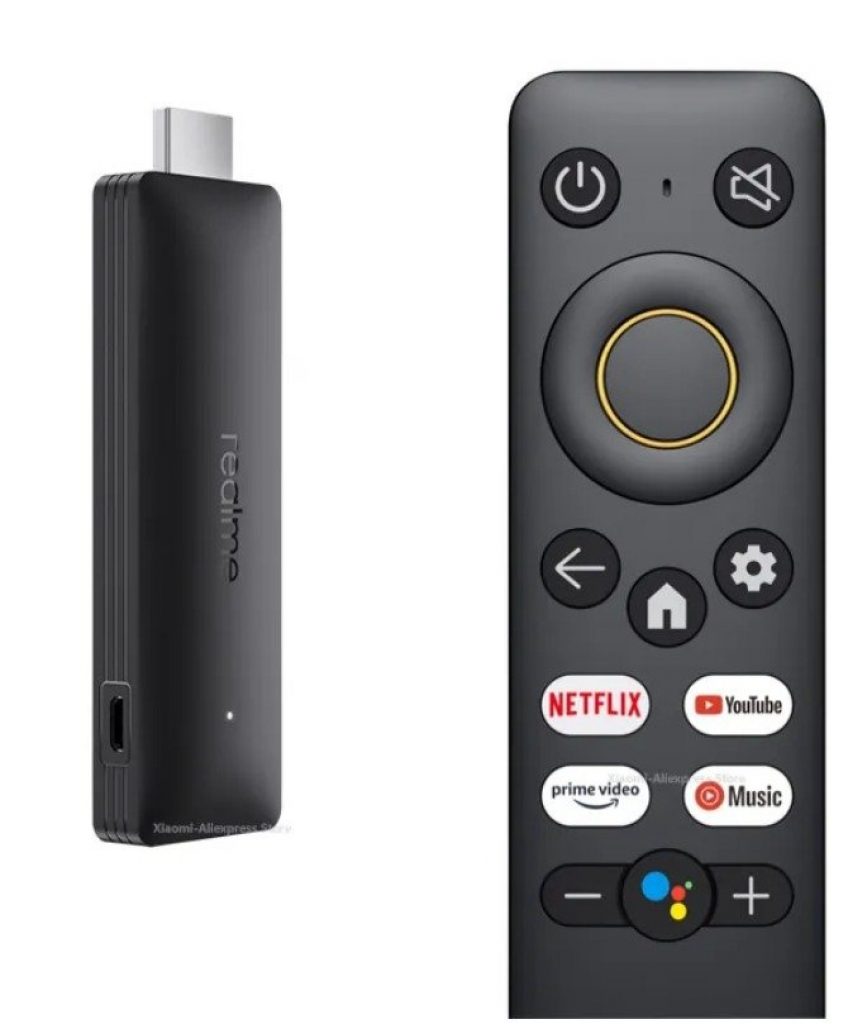 RealmeTV Stick google TV versão global 2gb 8gb hdmi 2.1 quad-core cpu dual-core hdr gpu 10 + 4kp60 bluetooth 5.0