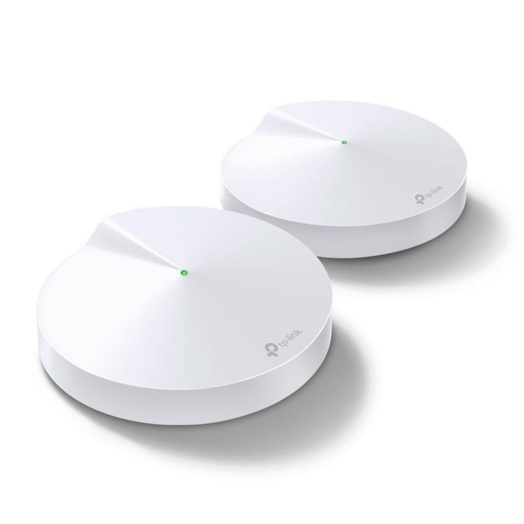 Roteador TP-Link Deco Mesh M5, Dual Band AC1300, 2,4 GHz, WAN/LAN Gigabit, 4 Antenas Internas, 2 Peças, Branco – DECO M5(2-PACK)