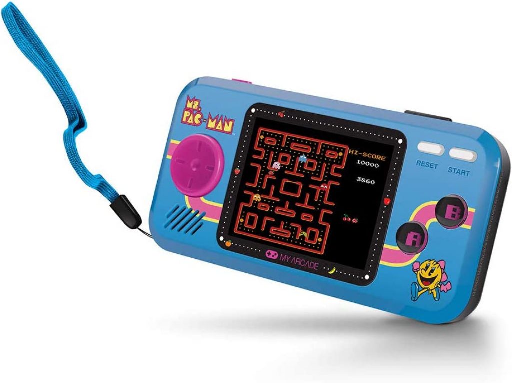 Console portátil My Arcade Gamer retrô Ms. Pac-Man Pocket Player Dreamgear DGUNL-3242 Azul