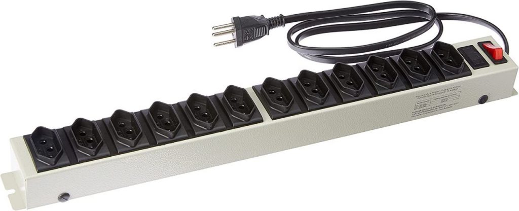 Filtro de Linha Power Line de 12 tomadas em Gabinete Metálico, Multicraft, PL12T