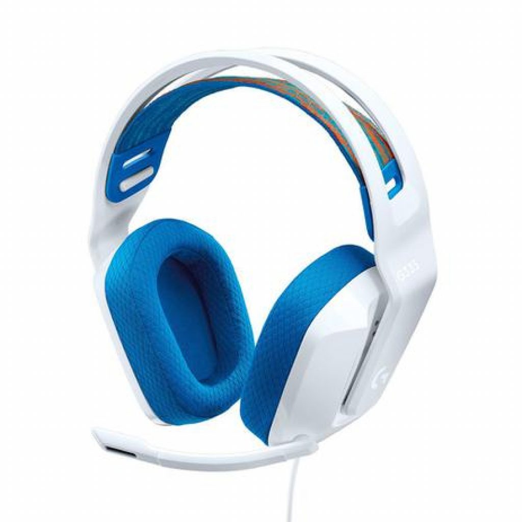 Headset Gamer Logitech G335, 3.5mm para PC/PlayStation/Xbox/Switch/Mobile, Driver 40mm, Arco Ajustável, Branco – 981-001017