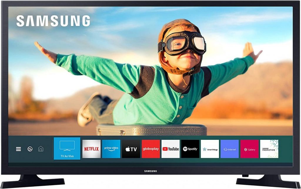 Smart TV LED 32″ HD Samsung UN32T4300AGXZD – Wifi, HDMI, USB