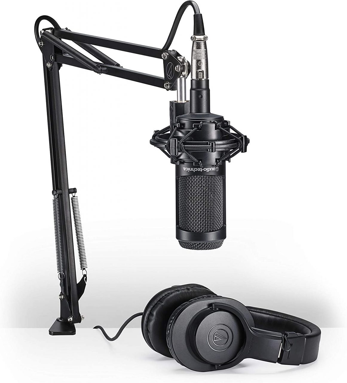 2 Filtri Pop Per Microfono Audio-Technica AT2035, In Schiuma Nera - Riduce Rumori E Vento