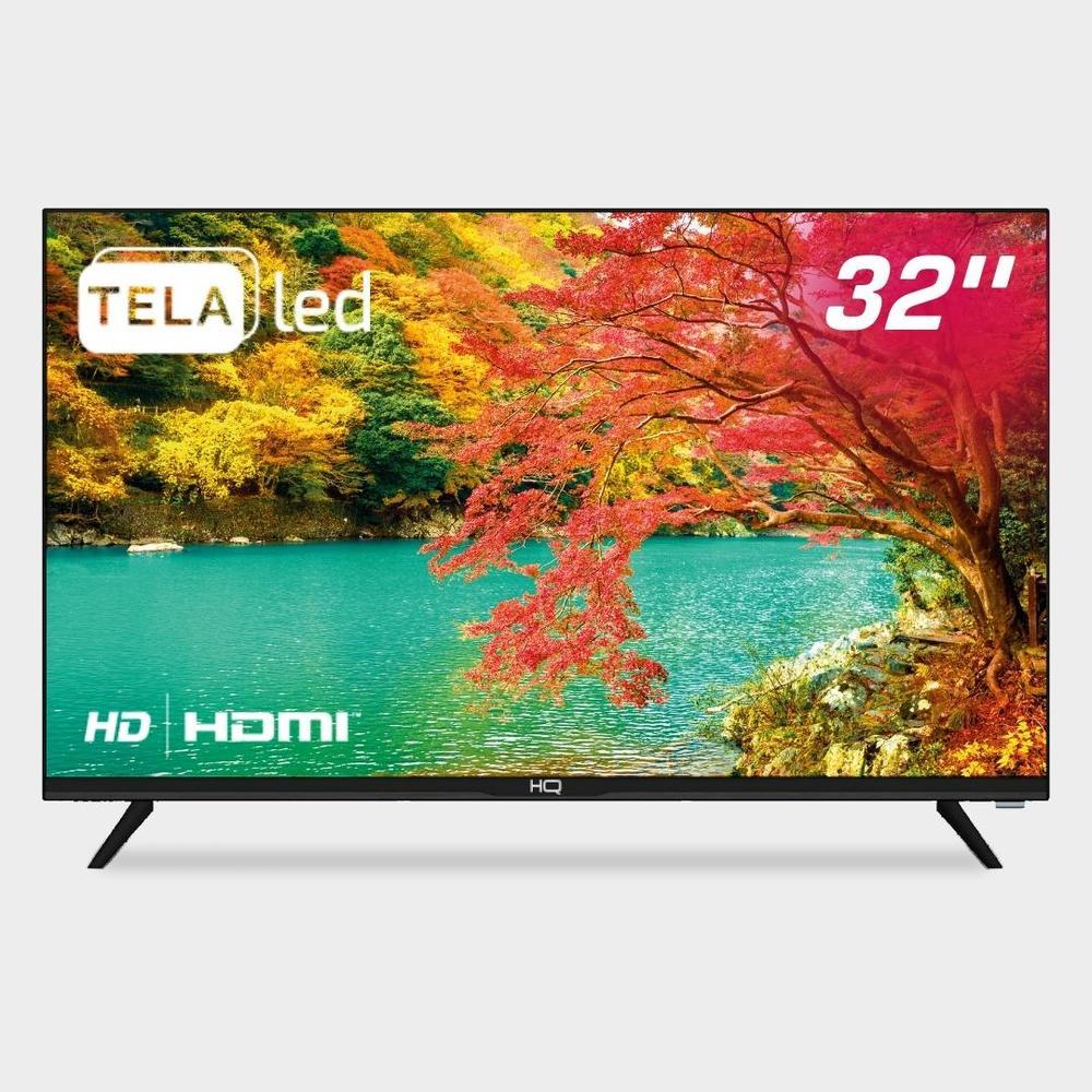 TV LED HQ 32 Polegadas HD, 3 HDMI, 1 USB, Conversor Digital Externo ...