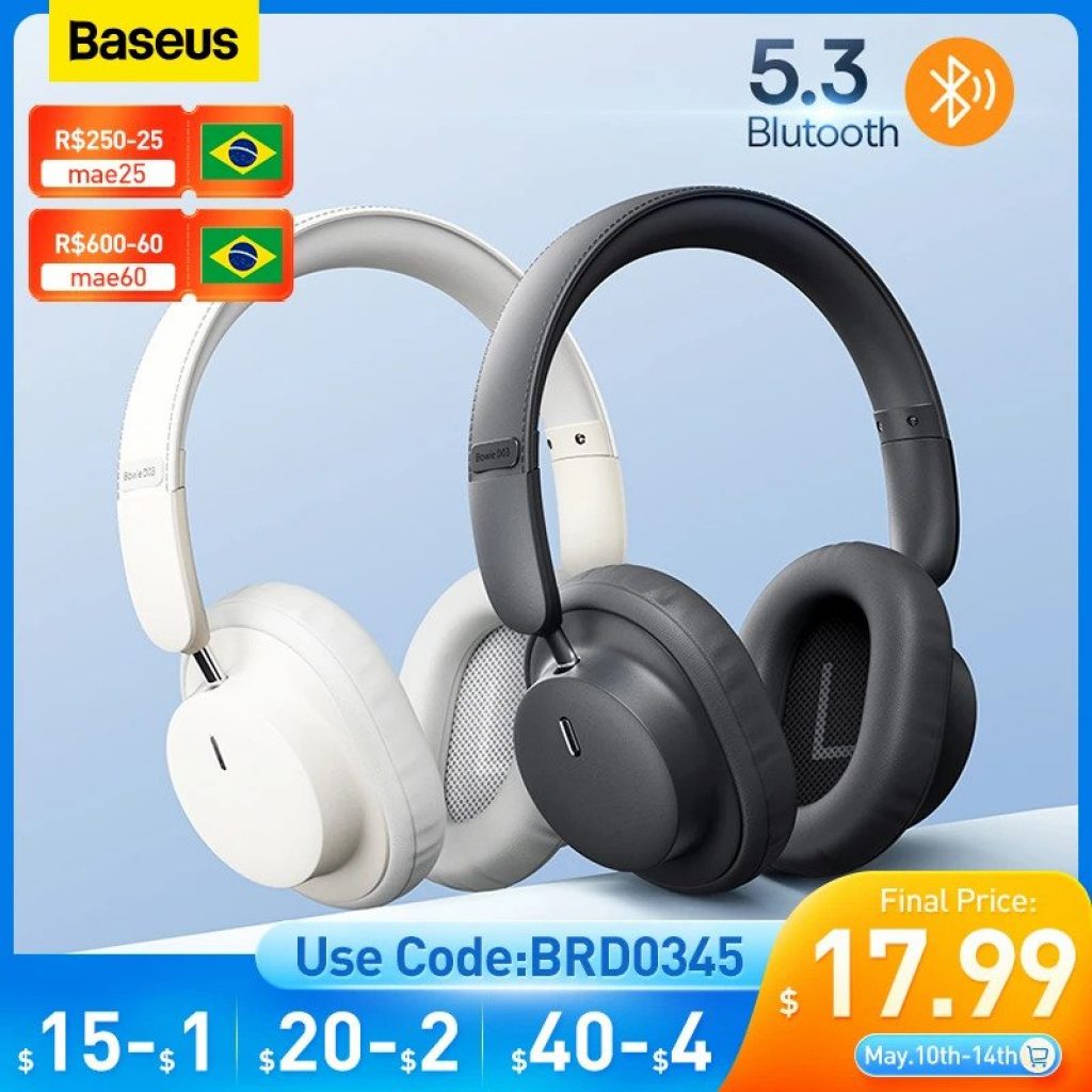 Fone De Ouvido  Sem Fio Baseus Bowie D03 TWS