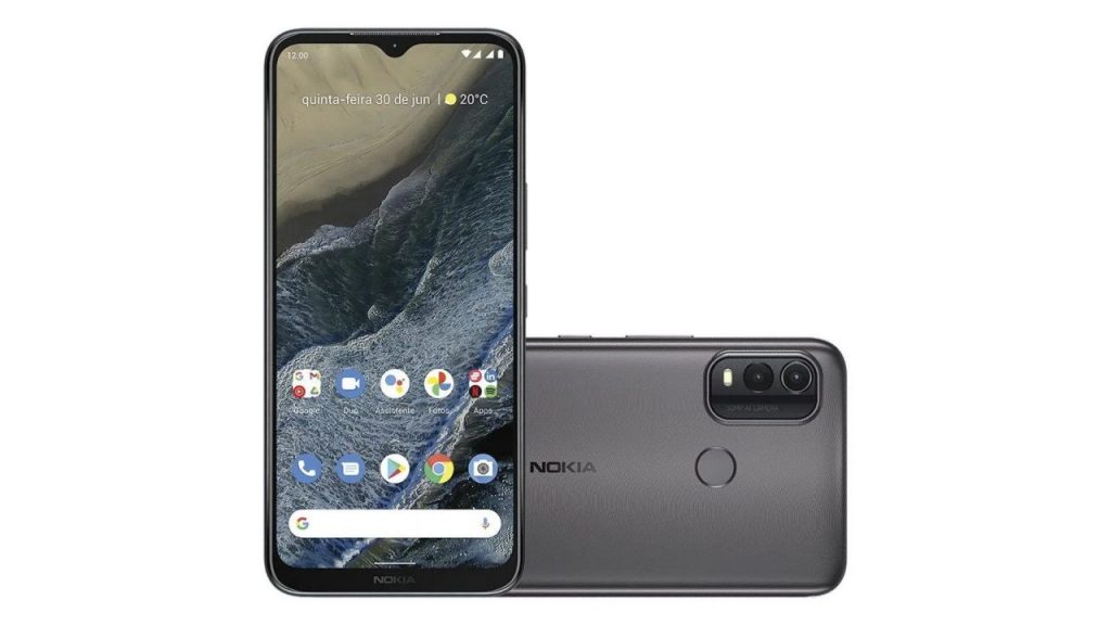 Smartphone Nokia G11 Plus 4G 128GB Tela HD+ 6,5” Câm Dupla 50MP Android 12 (13 e 14) 3 dias de duração da bateria Cinza – NK095