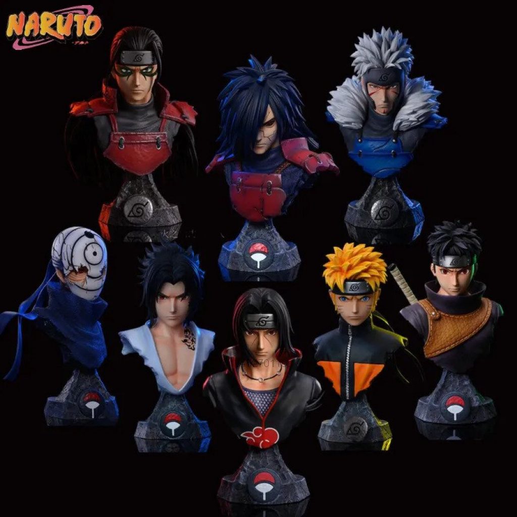 Busto de Personagens de Naruto