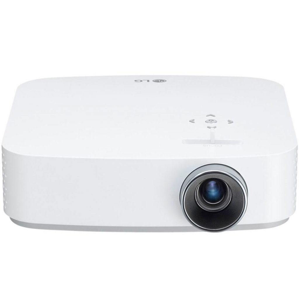 Projetor LG CineBeam Smart TV, Full HD, 600 ANSI Lumens, HDMI/USB, Bluetooth, Wi-Fi, Branco – PF50KS.AWZ