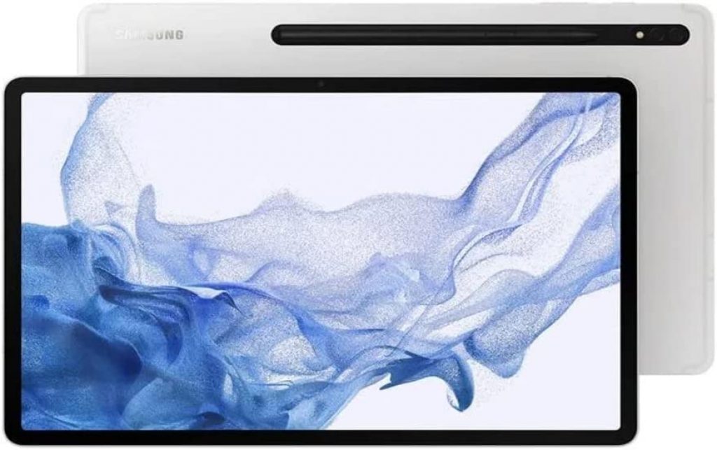 Tablet Samsung Galaxy Tab S8+ Prata com 12.4”, Wi-Fi + 5G, Andoid 12, Snapdragon 8 e 256GB – SM-X806BZSUZTO