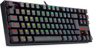 Teclado Mecânico Gamer Redragon Kumara RGB Switch Redragon MK.II DIY Azul ABNT2 – K552RGB-1 (BLUE)