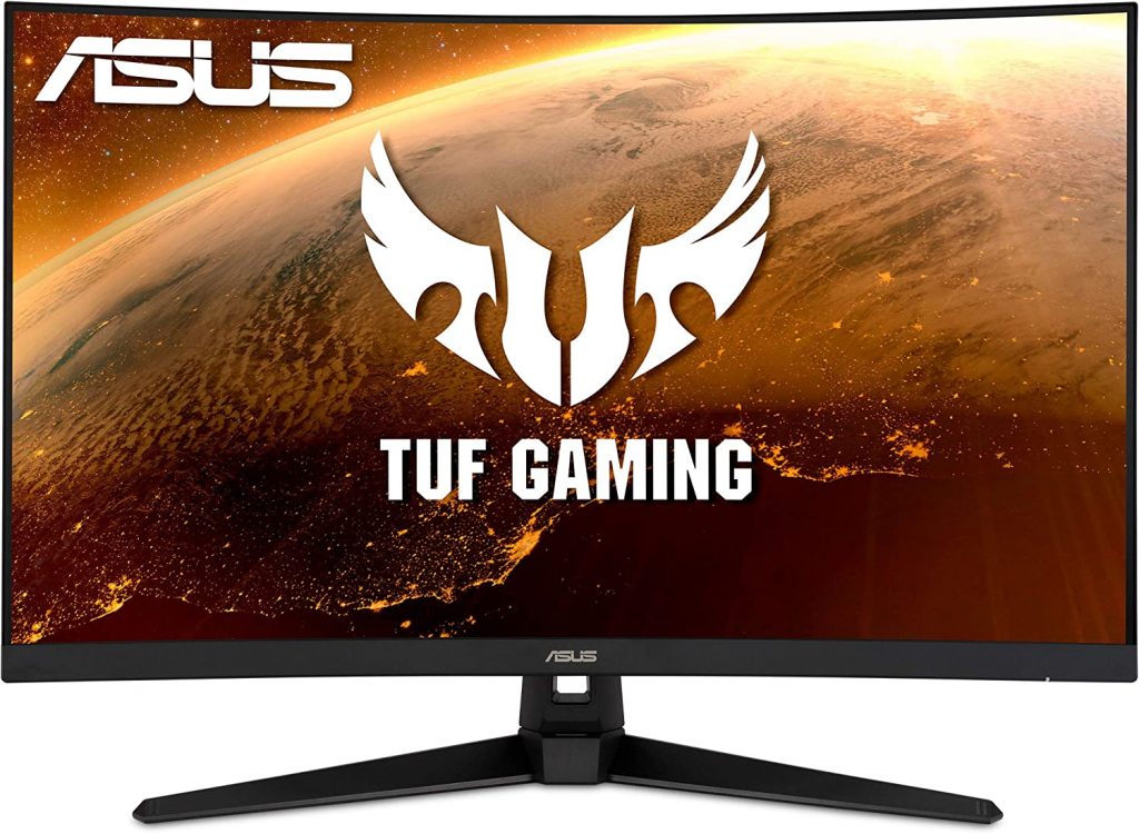 Monitor Gamer Asus TUF 31.5 LED 2K QHD, 165Hz, 1ms, HDMI e DisplayPort, HDR, 120% sRGB, FreeSync Premium, Som Integrado, VESA – VG32VQ1B
