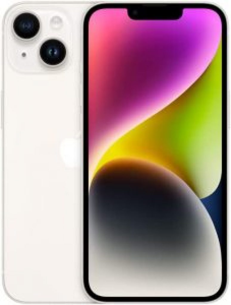Apple iPhone 14 512GB iOS 5G Wi-Fi Tela 6.1″ Câmera Dupla 12MP – Estelar