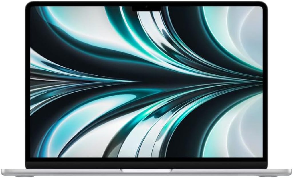 Apple notebook MacBook Air de 13 polegadas: Chip M2 da Apple com CPU de oito núcleos e GPU de oito núcleos, de 256 GB SSD – Prateado