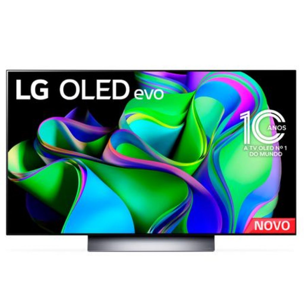 Smart TV 4K LG Oled Evo C3 55” Polegadas, Bluetooth, 120Hz, ThinQ AI, G-Sync, FreeSync, Alexa e Wi-Fi – OLED55C3PSA
