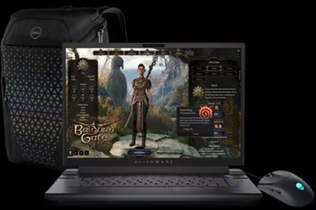 Notebook Dell Alienware m16 AW16-i1300-M20P 16″ QHD 13ª Geração Intel Core i9 32GB 1TB SSD RTX 4070 Windows 11 + Mouse Alienware e Mochila – am161280w1