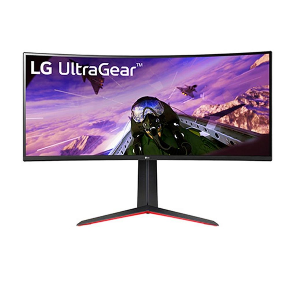Monitor Gamer LG Ultragear LG 34″ Curvo LED WQHD, UltraWide, 160Hz, 1ms, DisplayPort e HDMI, AMD FreeSync Premium, HDR10, 99% sRGB – 34GP63A-B