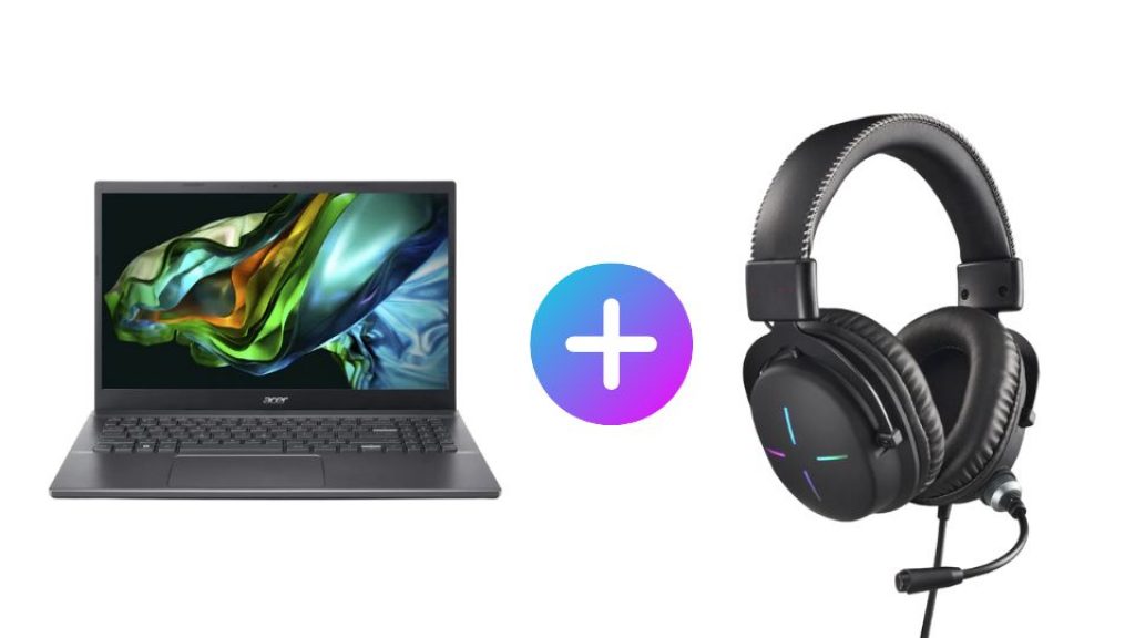 Notebook Acer Aspire 5 A515-57-53Z5 Intel Core i5 12ªgen Windows 11 Home 8GB 256GB SSD 15.6” FHD + Headset Gamer Nitro NHW200