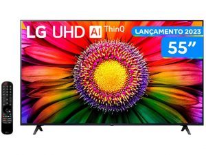 Smart TV LG LCD 55″ UHD ThinQ AI HDR Bluetooth Alexa Google Assistente Airplay – 55UR8750PSA