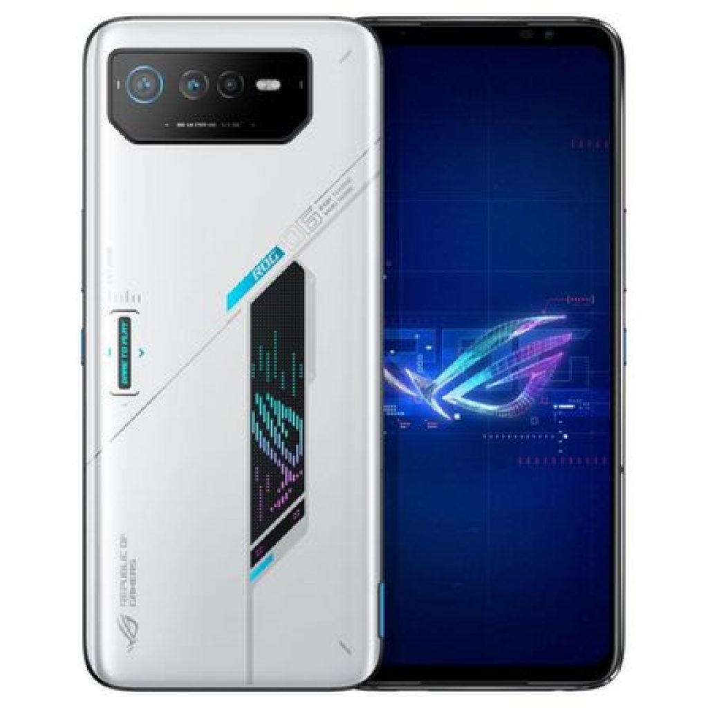 Smartphone Asus ROG Phone 6 256GB 5G Octa Core Snapdragon 8+ Gen1 8GB 6,78″ Câmera Tripla + Selfie 12MP Branco