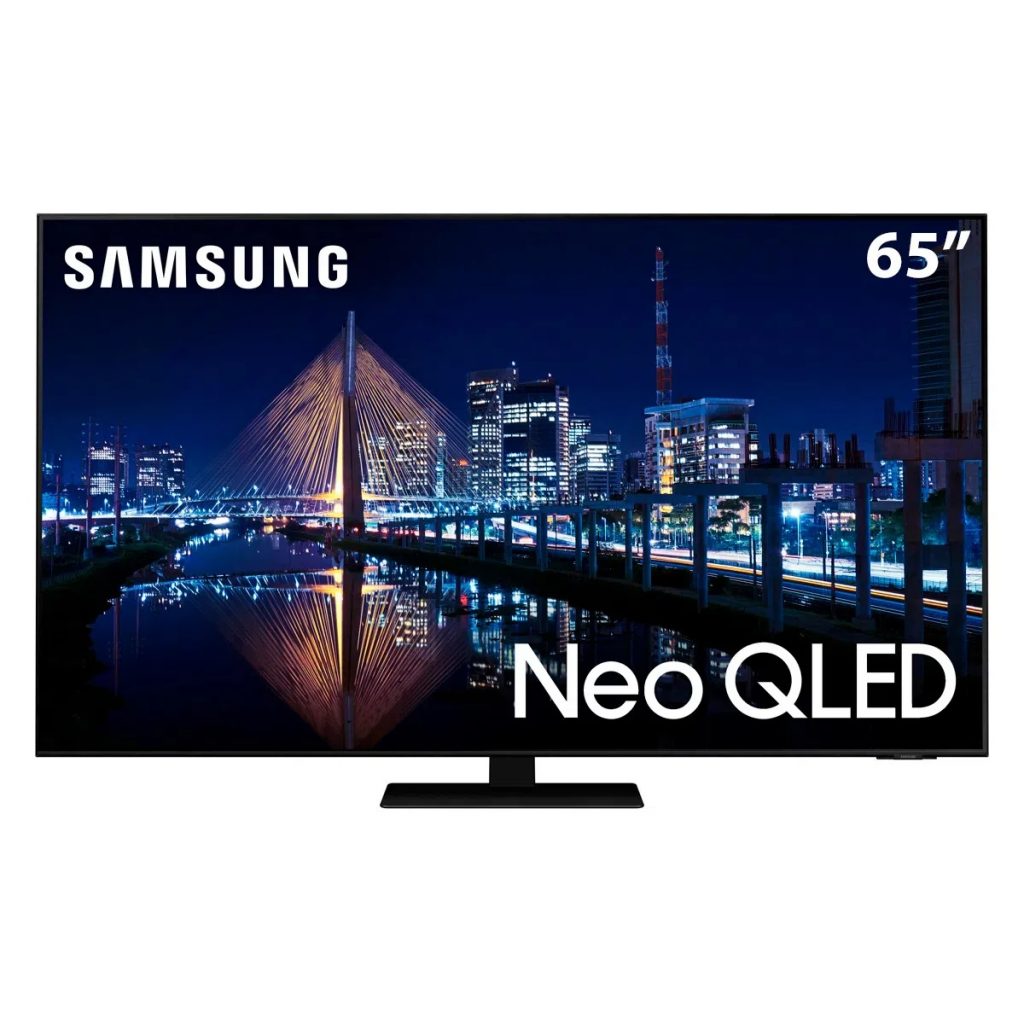 Smart Tv 65″ Samsung Neo QLED 4K 65QN85A, Mini Led, Painel 120hz, Processador IA, Som em Movimento, Tela sem limites, Design slim