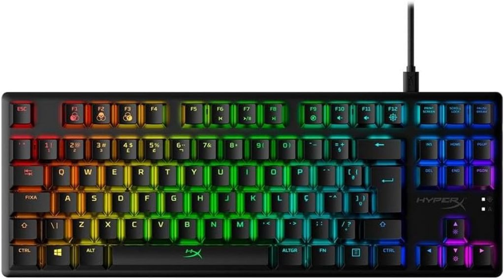 HyperX Alloy Origins Core – Mechanical Gaming Keyboard – HX Blue (BR Layout)