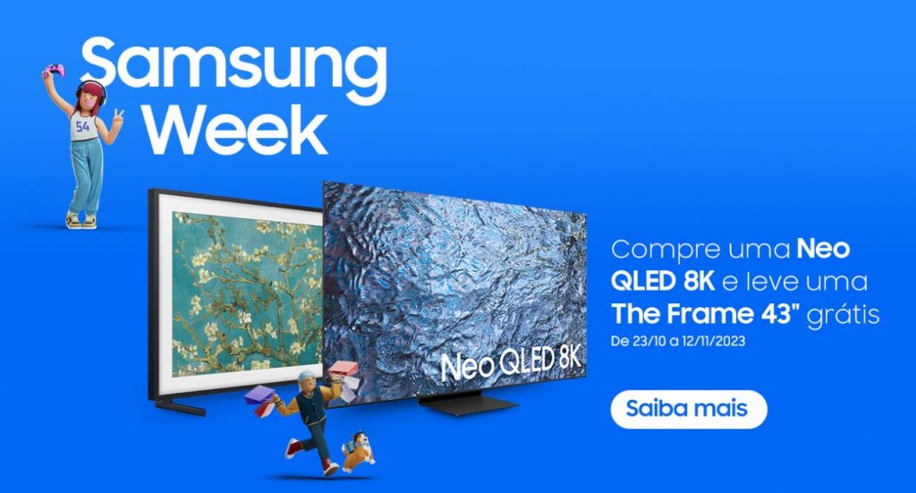 Combo Smart TV 55″ Neo QLED 8K + Smart TV The Frame, QLED, 4K