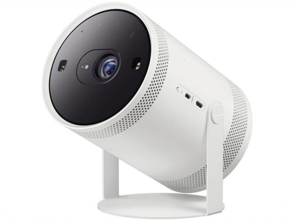 Projetor Full HD Samsung Smart Portátil The Freestyle com Configuração Instantânea, Som 360°, Conectividade com Celular e Bluetooth