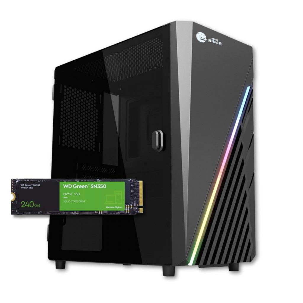 PC Gamer T-GAMER WD Vector Ryzen 5 4600G / 16GB (2X8GB) DDR4 / SSD NVMe 240GB